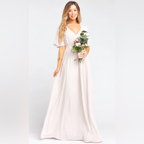 Show me your mumu Emily empire chiffon maxi dress nwt - Picture 1 of 6